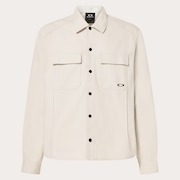 Canvas Snap Jacket - Artic White