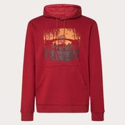 Golden Hour Bark Po Hoodie - Iron Red
