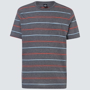 All Stripes SS Tee - New Athletic Gray