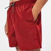 All Day B1B 16" Beach Short - Red Line