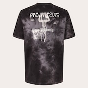 Mtl Tendrils Tee - Black Tie Dye