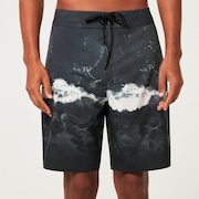 Whitewash 20" Boardshort - Uniform Gray Wave
