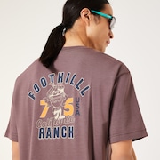 En New Retro Tee Foothill 2.0 - Deep Plum
