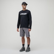 Camiseta Mark II Ls Tee - Jet Black