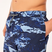 Camo H2O Rc 18" Beachshort - Tiger Mountain Camo Blue
