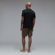 Hibiscus Camo Tee - Pitch Black