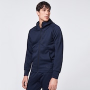 Enhance Grid Fleece Jacket 10.7 - Black Iris