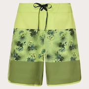 Session Rc 19" Boardshort - 3D Flower Light Green