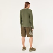 Latitude Flight Shell Tee - Boulder Green