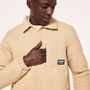 Quilted Sherpa Jacket - Humus