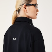 Elevate Bulge H/Z Pullover Fleece - Blackout