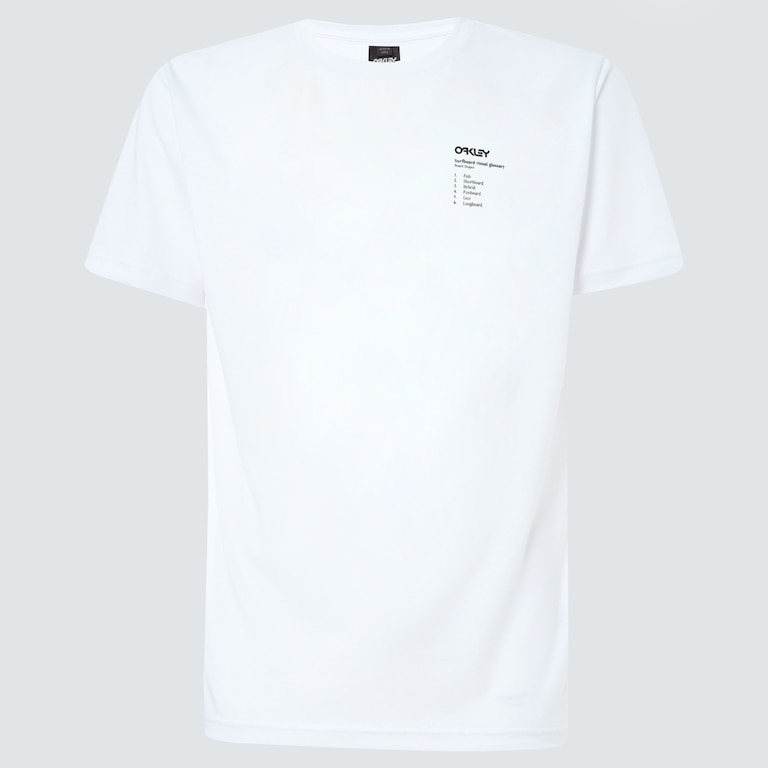 Surfboard Types Tee - White
