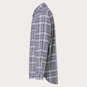 Oak Plaid LS Shirt - Cement/Graphite/White