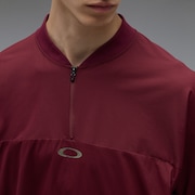 Striking SS Wind Pullover H/Z - Maroon