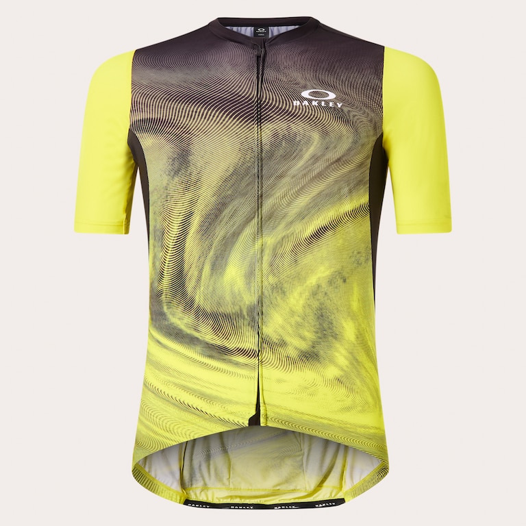 Endurance Dazzle Camo Jersey - Gradient Swirl Black/Yellow