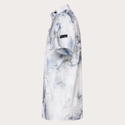 Skull Bold Omble Mock - White Print