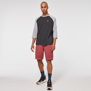 Relax Raglan 3/4 Tee - Double Gray Heather