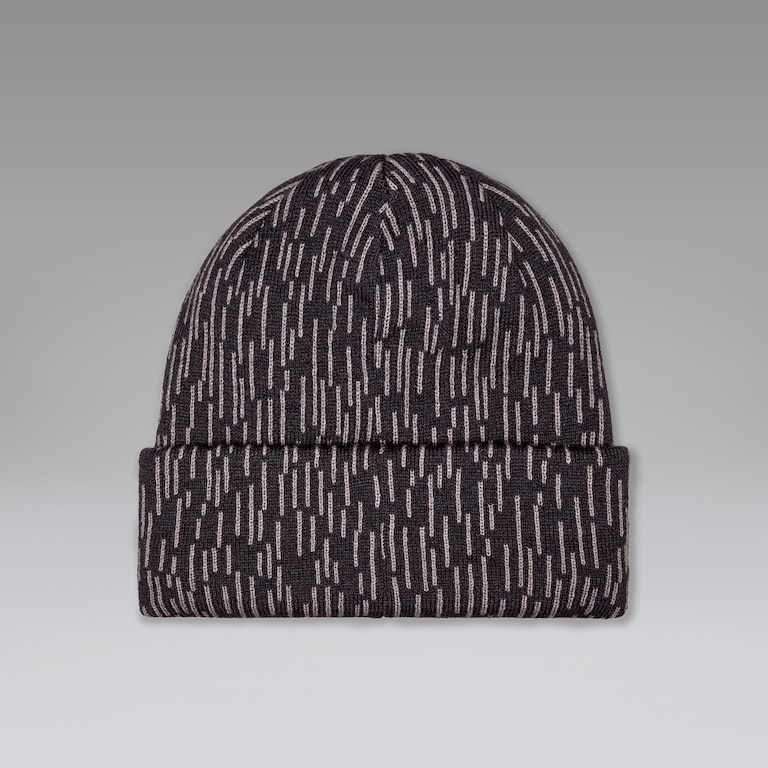 Fleece-Lined Graphic Beanie​ - Rain Camo Black