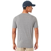 O-Double Stack Tee - Athletic Heather Gray