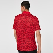 Oakley Freestyle Print Rc Polo - Red Line