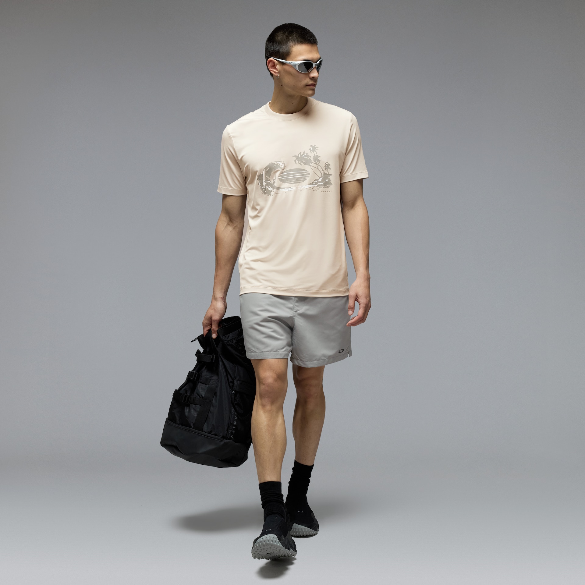 Oakley Men's Waterscape Ventura Sun Tee - Mist Size: L