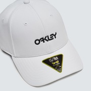 6 Panel Stretch Metallic Hat - White