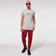 Striped Bark Tee - Stone Gray