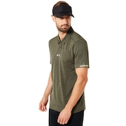 Aero Ellipse Polo - Dark Brush Light Heather