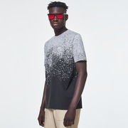 Gradient Spray Short Sleeve Tee - Gradient Gray Print