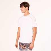 Fingerprint Rashguard - White