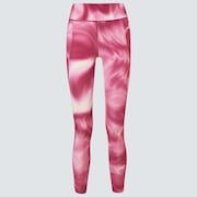 Tie Dye Full Lenght Leggings - Burgundy Tie Dye