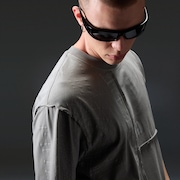Reserve Strato Panels Tee - Granite Gray