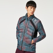 Skull Exalt Down Jacket - Black Print