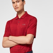 Oakley Dimension Jacquard Polo - Iron Red