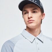 Dot Sleeves Polo - Lunar Rock