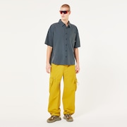 Poplin SS Shirt - Dark Slate
