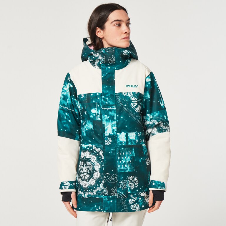Tc Aurora Rc Insulated Jacket - Green Bandana Pt/White