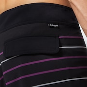 Retro Split 21 Boardshort - Purple Flower/Stripe