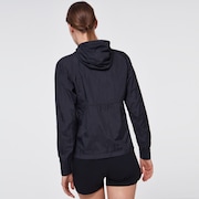 Run Free FZ Hooded Jacket - Blackout
