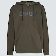 Teddy Full Zip Hoodie - New Dark Brush/Black