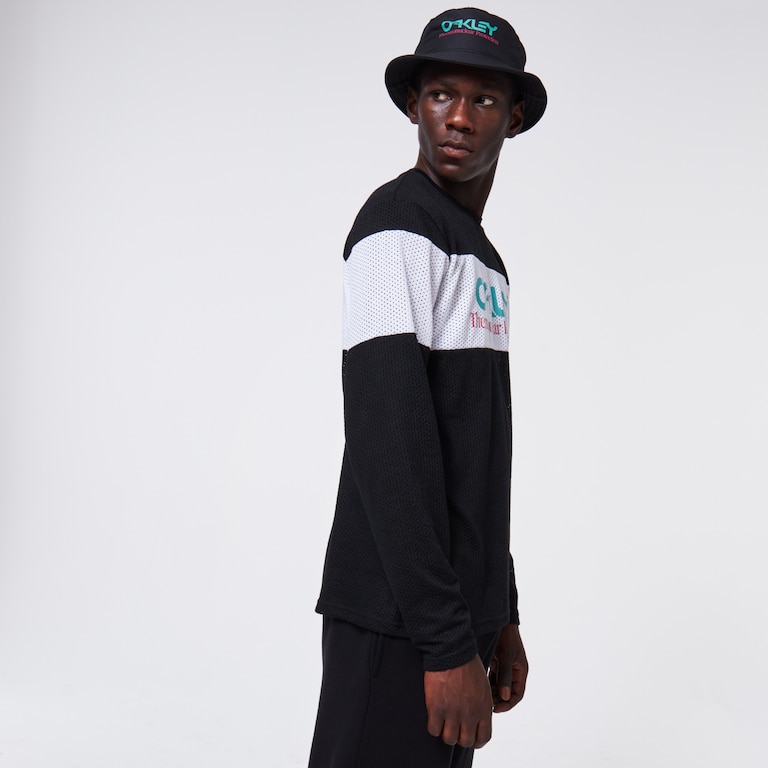 TNP Fiery Stripe LS Tee - Blackout