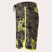 Palm Florals Rc 19” Boardshort - Tiger Flowers Camo Green