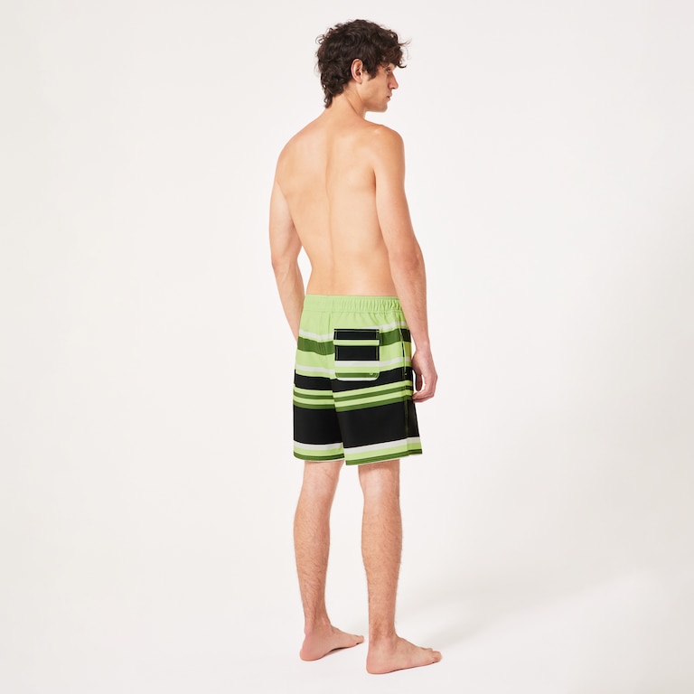 Sunset RC 19” Boardshort - Gradient Stripes Light Green