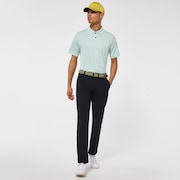 Oakley Jacquard Stripe Polo - Bay Green