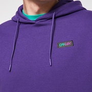 Gradient B1B Patch Hoodie - Deep Violet