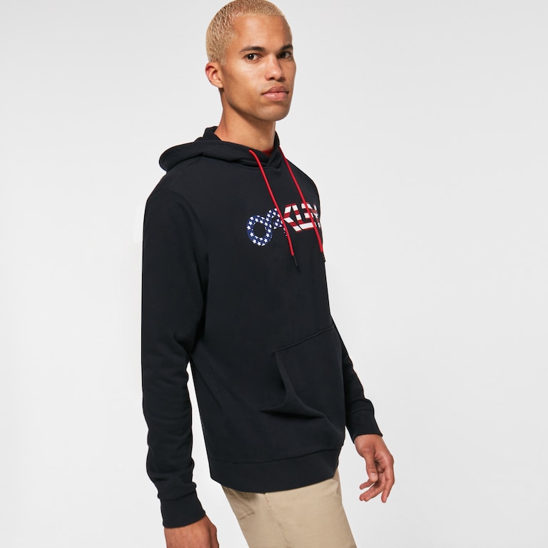 B1B Po Hoodie 2.0 - Black/American Flag