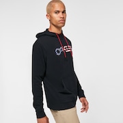 B1B Po Hoodie 2.0 - Black/American Flag