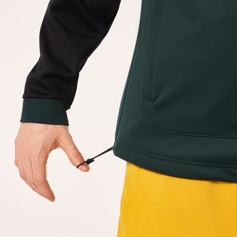 Tnp Nose Grab Softshell Hoodie - Black/Hunter Green
