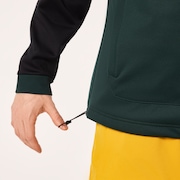 Tnp Nose Grab Softshell Hoodie - Black/Hunter Green