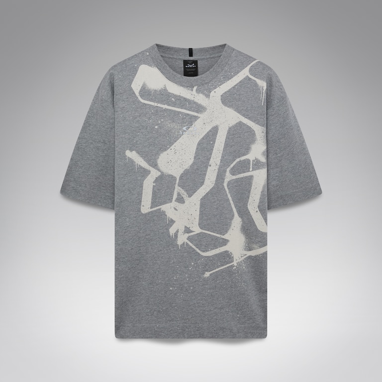 Graffiti Camo Tee - Cement Melange